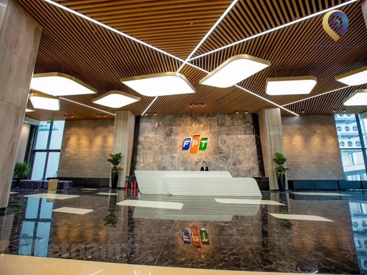 Quầy lễ tân hiện đại tại FPT Tower
